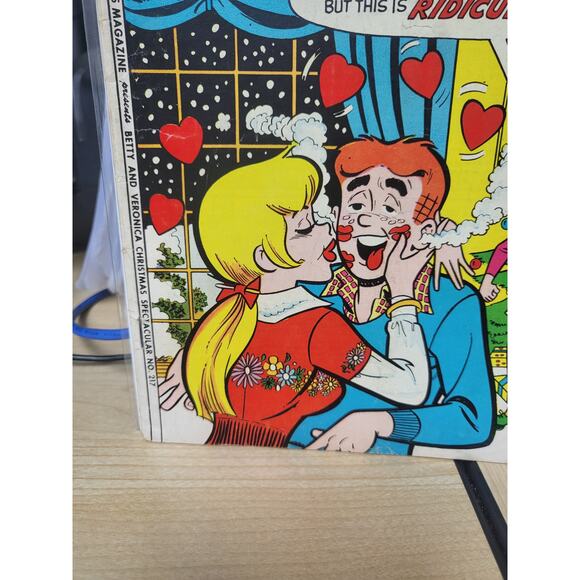 Archie Giant Series Magazine #217 1974 Betty and Veronica Christmas Spectacular - Picture 5 of 7